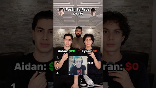 Fortnite Pros Draft 🤑🔨 #fortnite #videogames #gaming #draft #crossoverbros