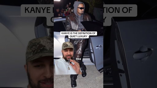 Kanye is the definition of quiet luxury #yeezy #kanyewest #kanye #mensfashion #fyp