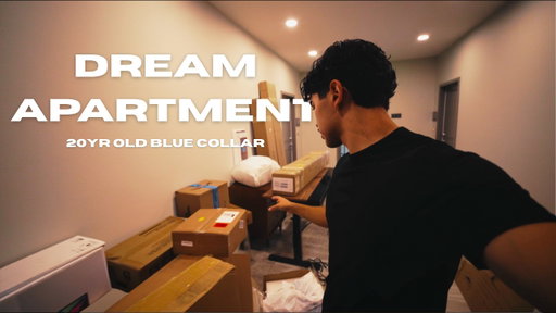 20 Year Old HVAC Tech Moves Into His Dream Apartment