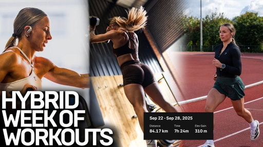 HYBRID TRAINING WEEK OF WORKOUTS