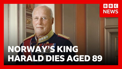 Norway's King Harald V has died at the age of 89 | BBC News