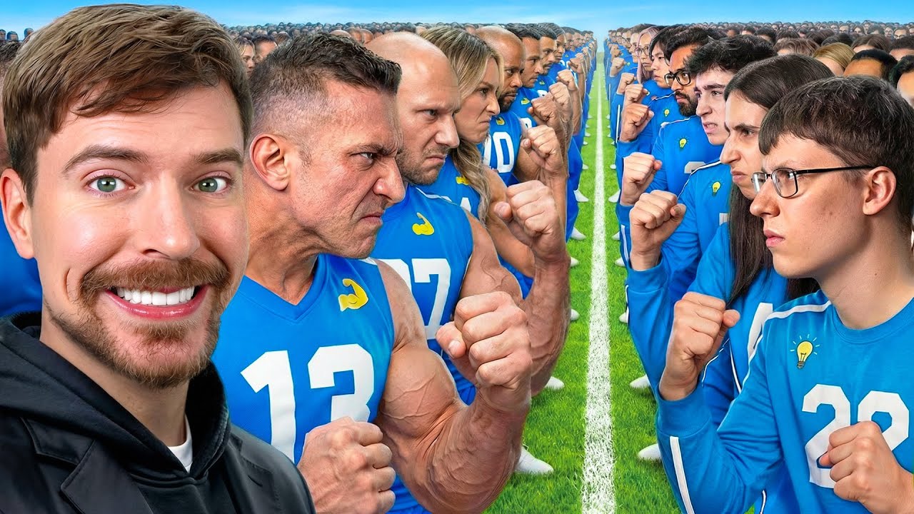 100 Strongest Vs 100 Smartest Compete for $5,000,000