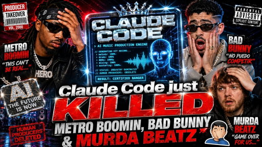 Claude Code just Killed Metro Boomin, Bad Bunny & Murda Beats 🤦🏻‍♂️
