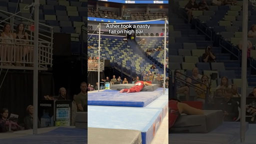 His dismount gave me chills 🤯 (Asher Hong) #gymnastics #gymnast #sports #sport #olympics #olympic