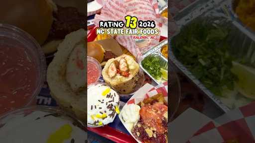 The New 2026 NC State Fair Foods! Let’s Rate em! #ncstatefair #northcarolina