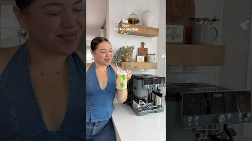 My new Coffee Station 🥹☕️ Obsessed with this Ash Green of my new Ninja Luxe Café #ninjapartner