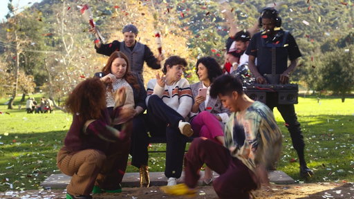 Park Bench | Celebrate every financial win with Marcello Hernández and the Wells Fargo Party Patrol