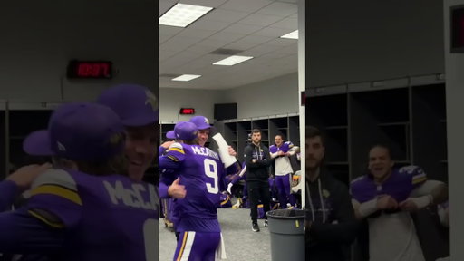 J.J. McCarthy Gives Sunday Night Football Game Ball to Offensive Line 🏈