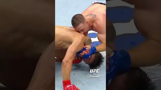 Justin Gaethje DROPPED Ilia Topuria in Round 3! 👀 #UFCWhiteHouse #UFC