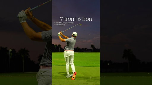 60° - 7ir | 6ir - 3IR SWING DIFFERENCE 🏌🏻‍♂️ #golf #golfer #golfswing