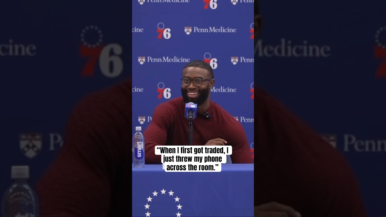 Jaylen Brown’s reaction to being traded 😭