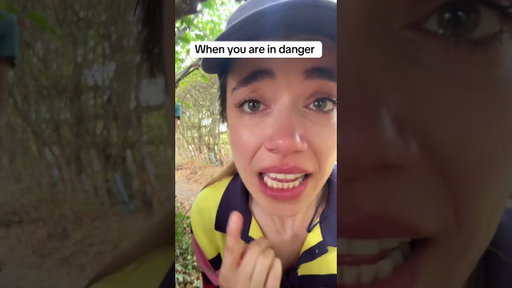 When you are in danger #funny #fyp #funnyvideo