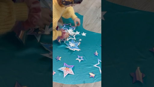 Adding the stars to my Rosalina from Mario Galaxy cosplay 🤩💫🩵 #cosplay #sewing #diy