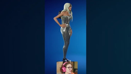 Dressing Kim Kardashian in Fortnite