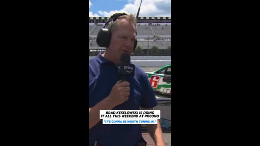 Brad Keselowski pulling double duty on Sunday as analyst AND driver 🎙️