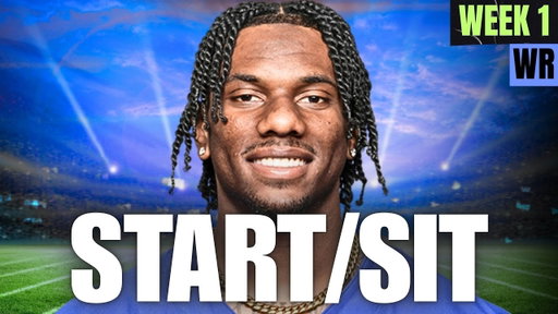 Week 1 WR START/SIT Cheat Sheets 🚨 MUST-Play & MUST-Bench Players (2025 Fantasy Football)