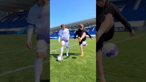LUKA MODRIC LEARNS VIRAL FOOTBALL SKILL!!
