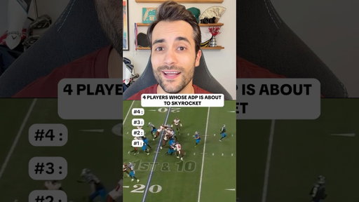 4 players whose ADP is about to SKYROCKET 📈 #fantasyfootball