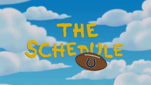 2026 Indianapolis Colts Schedule Release with the Simpsons