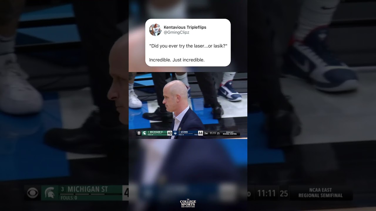 Dan Hurley’s conversations with officials is one of the best things in college basketball 😭