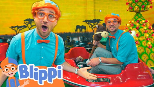 Blippi Goes To A Jungle Party | Blippi and Meekah Best Friend Adventures | Educational Videos