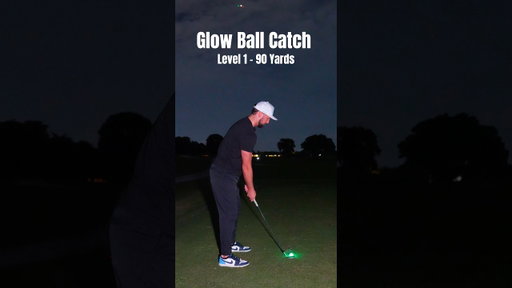 Glow Ball Catch Part 2: Did We Do It Better This Time? #paryard #golf #golfer #nightgolf #golfskill