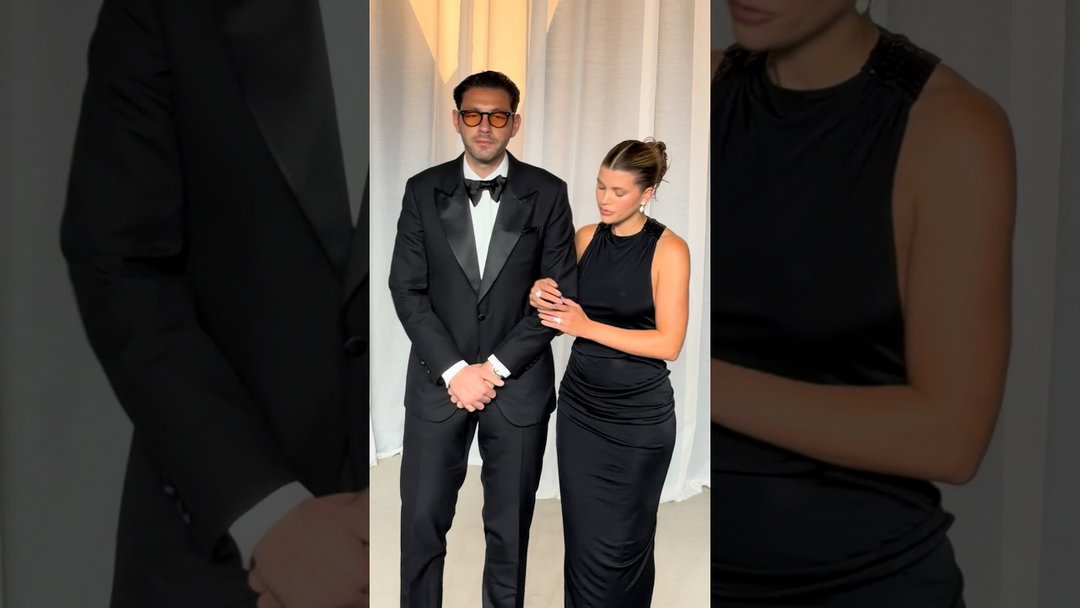 Sofia Richie and husband Elliot Grainge on the red carpet at the Academy Museum Gala