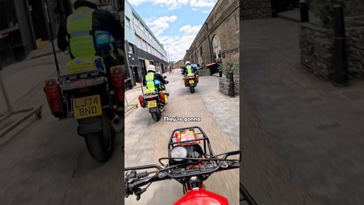 Riding with the police #harveyridesbikes