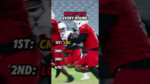 WORST PICK in Every Round of Fantasy Football ❌🚀