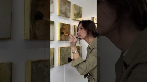 this is your sign to take the first step 🤍 #artist #art #contemporaryart #resin