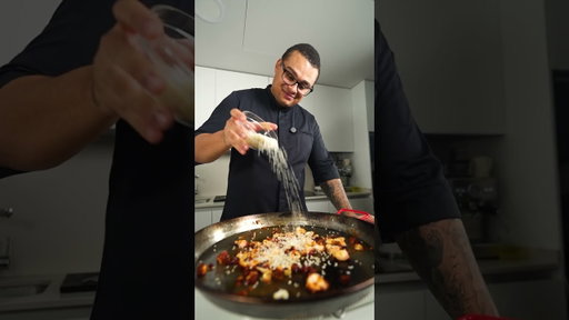 paella con chocolate