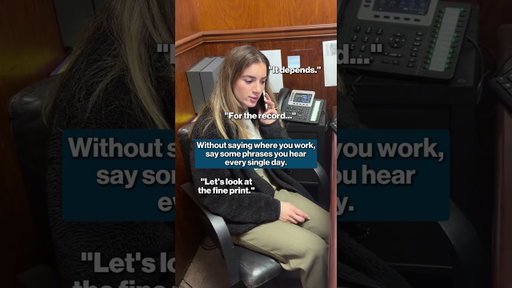Guess Where She Works From These 5 Phrases