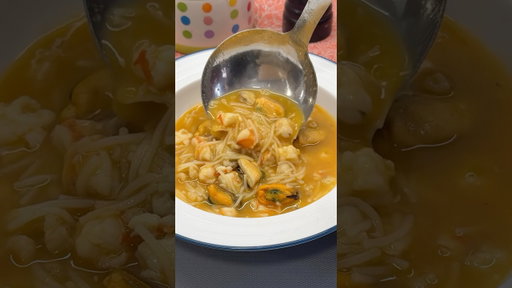 LA SOPA DE PESCADO MÁS RICA Y APETECIBLE!😋 #youtubeshorts #shorts