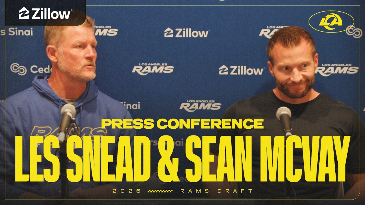 Les Snead & Sean McVay Recap Day 1 Of The 2026 NFL Draft