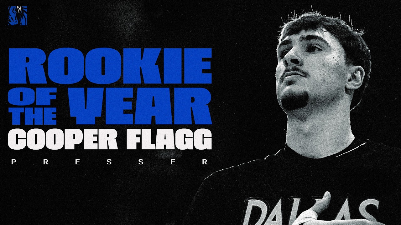 Cooper Flagg Rookie of the Year Press Conference