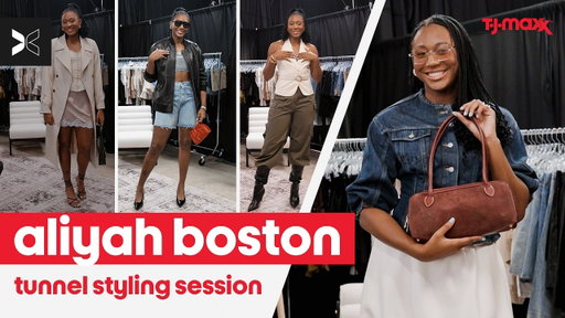 Aliyah Boston’s Secret Weapon: Hoop Earrings | Tunnel Styling Session w/ TJ Maxx