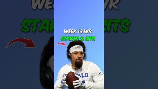 Week 13 Start & Sit WRs In Fantasy Football