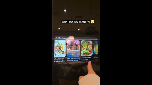 AI Vision Inside the Bespoke 4-Door Flex Refrigerator has got you covered 😉