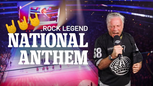 Iron Maiden Lead Singer Performs US National Anthem at NHL Game 🎶