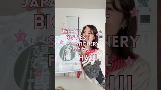 Japan’s BIGGEST Stationery Festival Haul ⭐️