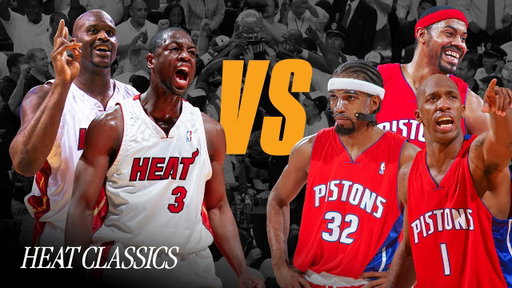 Dwyane Wade & SHAQ Close Out Detroit 👋 Pistons vs. HEAT 2006 ECF Game 6
