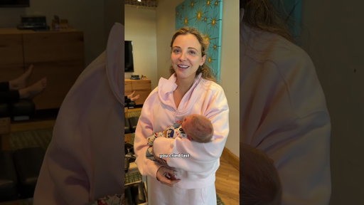 Taking our newborn to the chiropractor #newborn #chiropractor