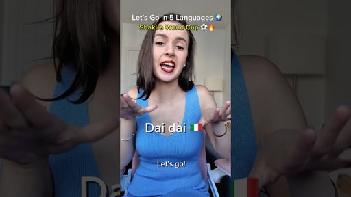 Allez, let’s gooo 🌍🔥 Shakira x World Cup energy in 5 languages which one’s yours? #allezlesbleus