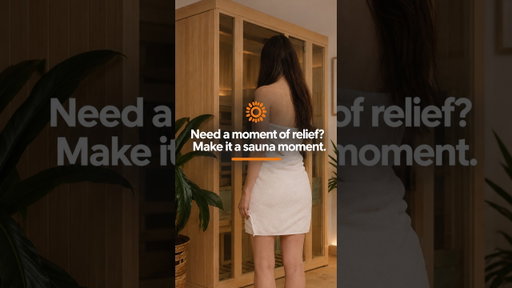 Make it a sauna moment. ⏱️A home session can be this simple: