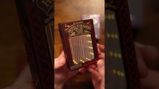 Unboxing The Hotel Fur Elise Playing Cards! 😮 (Insane Box!) #shorts #viralvid #fyp