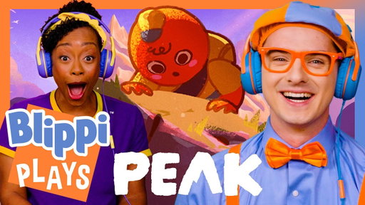 Blippi and Meekah Climb to the Peak! ⛰️ Blippi Plays Video Games for Kids!