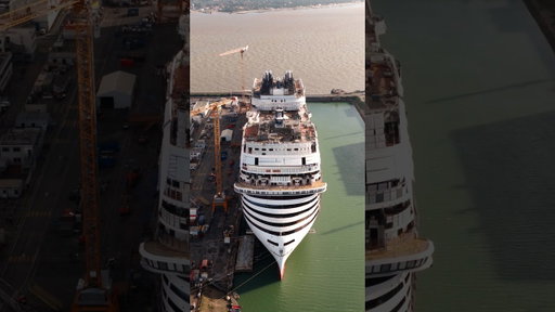 Updates straight from the shipyard on the build of MSC World Asia 🌍