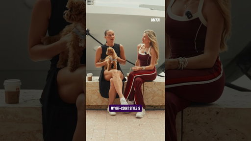 Look good, feel good, play good ✨ Marta Kostyuk chatted with Madison Appel about her off-court style