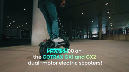 Discover Black Friday Deals on the GOTRAX GX1 and GX2 eScooters