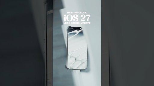 Hide the clock on iOS 27 👀 #apple #ios27 #iphonetipsandtricks #tech #iphone